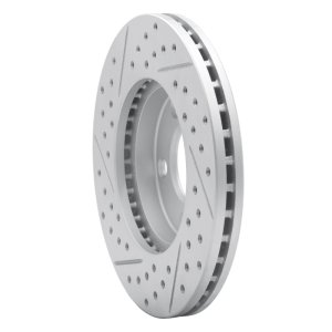 Ford Mustang Brake Rotor (1) - Front Right - DFC - Geoperformance Drilled & Slotted - `94-`04 Ford Mustang Brake Rotor (1) - Front Right - DFC - Geoperformance Drilled & Slotted - `94-`04