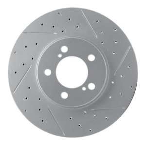 Ford Taurus Brake Rotor (1) - Front Right - DFC - Geoperformance Drilled & Slotted - `93-`07