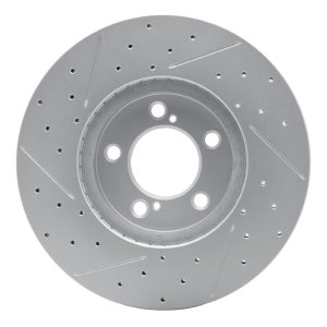 Ford Taurus Brake Rotor (1) - Front Right - DFC - Geoperformance Drilled & Slotted - `93-`07