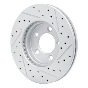 Ford Taurus Brake Rotor (1) - Front Left - DFC - Drilled & Slotted Geoperformance - `91-`00