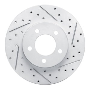 Ford Windstar Brake Rotor (1) - Front Right - DFC - Drilled & Slotted Geoperformance - `91-`00