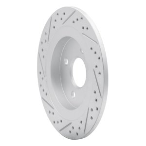 Ford Focus Brake Rotor (1) - Rear Right - DFC - Geoperformance Rotor - Drilled and Slotted - `02-`04 Ford Focus Brake Rotor (1) - Rear Right - DFC - Geoperformance Rotor - Drilled and Slotted - `02-`04