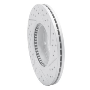 Ford Fusion Brake Rotor (1) - Front Left - DFC - Drilled & Slotted Geoperformance - `06-`13