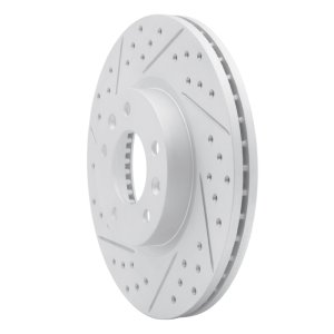 Ford Fusion Brake Rotor (1) - Front Left - DFC - Drilled & Slotted Geoperformance - `06-`13