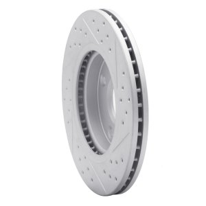 Ford Figo Brake Rotor (1) - Front Left - DFC - Drilled & Slotted Geoperformance - `11-`19