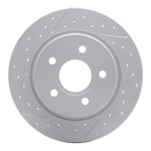 Ford Focus Brake Rotor (1) - Rear Left - DFC - Geoperformance Drilled & Slotted - `12-`18 Ford Focus Brake Rotor (1) - Rear Left - DFC - Geoperformance Drilled & Slotted - `12-`18