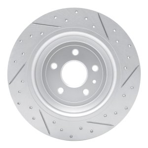 Ford Escape Brake Rotor (1) - Rear Left - DFC - Drilled & Slotted Geoperformance - `13-`20