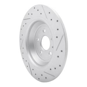 Ford Escape Brake Rotor (1) - Rear Left - DFC - Drilled & Slotted Geoperformance - `13-`20