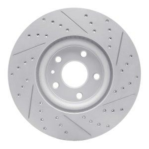 Ford Fusion Brake Rotor (1) - Front Left - DFC - Geoperformance Drilled & Slotted - `13-`20 Ford Fusion Brake Rotor (1) - Front Left - DFC - Geoperformance Drilled & Slotted - `13-`20