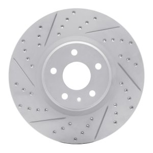 Ford Fusion Brake Rotor (1) - Front Left - DFC - Geoperformance Drilled & Slotted - `13-`20 Ford Fusion Brake Rotor (1) - Front Left - DFC - Geoperformance Drilled & Slotted - `13-`20