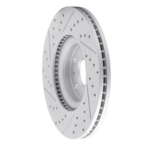 Ford Fusion Brake Rotor (1) - Front Right - DFC - Geoperformance Drilled & Slotted - `13-`20