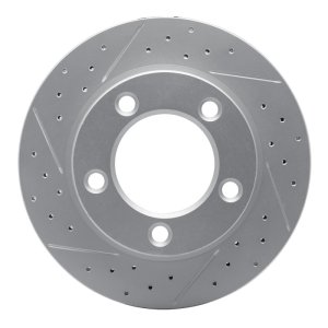 Ford Edge Brake Rotor (1) - Front Left - DFC - Drilled & Slotted Geoperformance - `07-`15