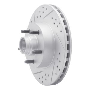Ford Ranger Brake Rotor (1) - Front Left - DFC - Drilled & Slotted Geoperformance - `95-`11