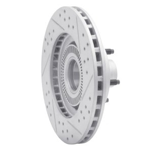 Ford Ranger Brake Rotor (1) - Front Left - DFC - Drilled & Slotted Geoperformance - `95-`11