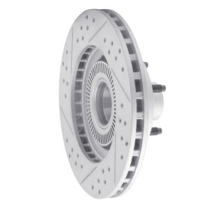 Ford Explorer Brake Rotor (1) - Front Right - DFC - Geoperformance Rotor - Drilled & Slotted - `95-`11