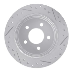Ford Explorer Brake Rotor (1) - Rear Left - DFC - Geoperformance Rotor - Drilled and Slotted - `95-`02