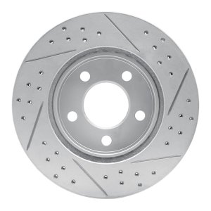 Ford Ranger Brake Rotor (1) - Front Left - DFC - Drilled & Slotted Geoperformance - `95-`02