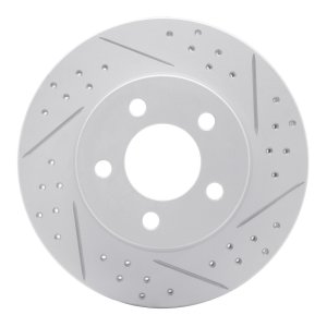 Ford Explorer Brake Rotor (1) - Front Right - DFC - Geoperformance Drilled & Slotted - `95-`02