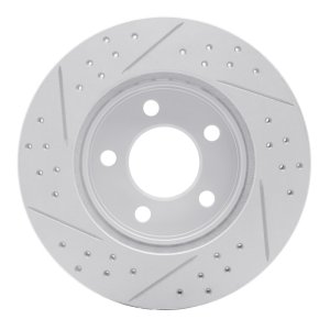 Ford Explorer Brake Rotor (1) - Front Right - DFC - Geoperformance Drilled & Slotted - `95-`02 Ford Explorer Brake Rotor (1) - Front Right - DFC - Geoperformance Drilled & Slotted - `95-`02