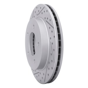 Ford F-150 Brake Rotor (1) - Front Left - DFC - Geoperformance Rotor - Drilled and Slotted - `97-`04