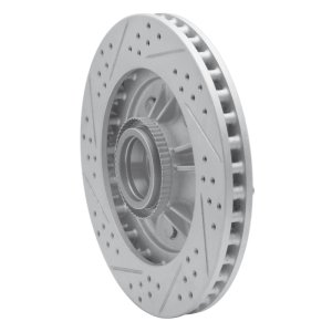 Ford Expedition Brake Rotor (1) - Front Right - DFC - Drilled & Slotted Geoperformance - `99-`04