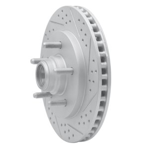 Ford Expedition Brake Rotor (1) - Front Right - DFC - Drilled & Slotted Geoperformance - `99-`04