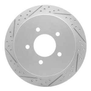Ford F-150 Brake Rotor (1) - Rear Left - DFC - Drilled & Slotted Geoperformance - `97-`04 Ford F-150 Brake Rotor (1) - Rear Left - DFC - Drilled & Slotted Geoperformance - `97-`04