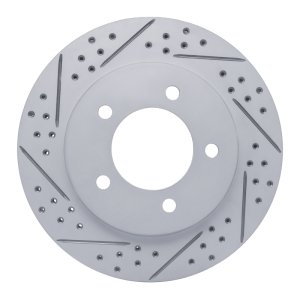 Ford Expedition Brake Rotor (1) - Front Left - DFC - Drilled & Slotted Geoperformance - `97-`02