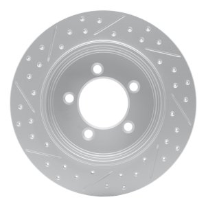Ford Explorer Brake Rotor (1) - Rear Right - DFC - Drilled & Slotted Geoperformance - `02-`10 Ford Explorer Brake Rotor (1) - Rear Right - DFC - Drilled & Slotted Geoperformance - `02-`10