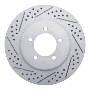 Ford Explorer Brake Rotor (1) - Front Left - DFC - Geoperformance Rotor - Drilled and Slotted - `02-`05