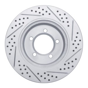 Ford Explorer Brake Rotor (1) - Front Left - DFC - Geoperformance Rotor - Drilled and Slotted - `02-`05