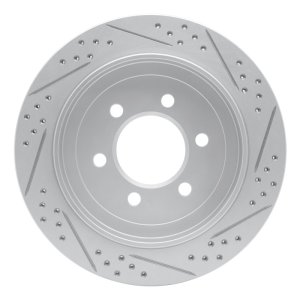 Ford Expedition Brake Rotor (1) - Rear Left - DFC - Drilled & Slotted Geoperformance - `02-`06 Ford Expedition Brake Rotor (1) - Rear Left - DFC - Drilled & Slotted Geoperformance - `02-`06