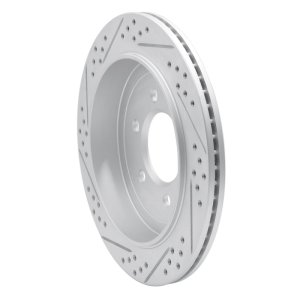 Ford Expedition Brake Rotor (1) - Rear Right - DFC - Drilled & Slotted Geoperformance - `02-`06