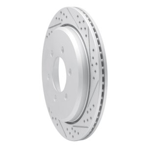 Ford Expedition Brake Rotor (1) - Rear Right - DFC - Drilled & Slotted Geoperformance - `02-`06