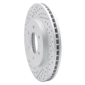 Ford Expedition Brake Rotor (1) - Front Left - DFC - Drilled & Slotted Geoperformance - `02-`06