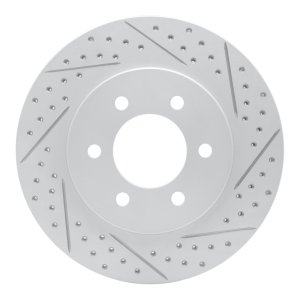 Ford Expedition Brake Rotor (1) - Front Right - DFC - Drilled & Slotted Geoperformance - `02-`06