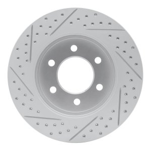 Ford Expedition Brake Rotor (1) - Front Right - DFC - Drilled & Slotted Geoperformance - `02-`06