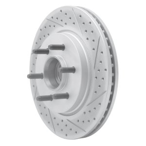 Ford F-150 Brake Rotor (1) - Front Right - DFC - Drilled & Slotted Geoperformance - `04-`08