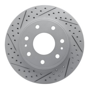 Ford F-150 Brake Rotor (1) - Front Left - DFC - Drilled & Slotted Geoperformance - `04-`08