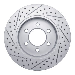 Ford F-150 Brake Rotor (1) - Front Right - DFC - Drilled & Slotted Geoperformance - `04-`08