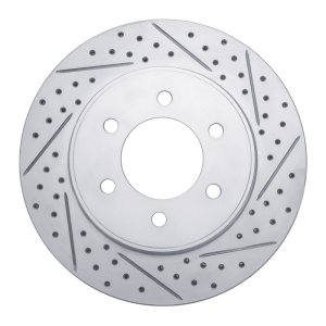 Ford F-150 Brake Rotor (1) - Front Right - DFC - Drilled & Slotted Geoperformance - `04-`08