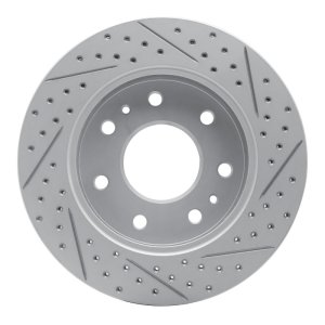 Ford F-150 Brake Rotor (1) - Rear Left - DFC - Geoperformance Drilled & Slotted - `04-`11