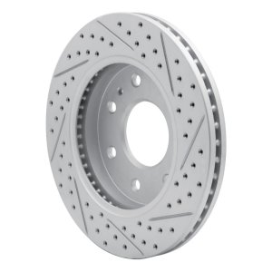 Ford F-150 Brake Rotor (1) - Rear Left - DFC - Geoperformance Drilled & Slotted - `04-`11
