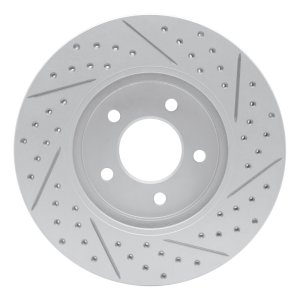 Ford Escape Brake Rotor (1) - Front Left - DFC - Drilled & Slotted Geoperformance - `05-`12