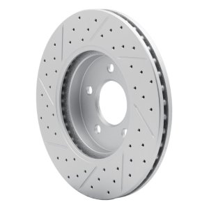 Ford Escape Brake Rotor (1) - Front Right - DFC - Drilled & Slotted Geoperformance - `05-`12