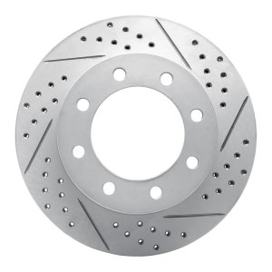 Ford F-350 Super Duty Brake Rotor (1) - Front Right - DFC - Geoperformance Drilled & Slotted - `05-`12