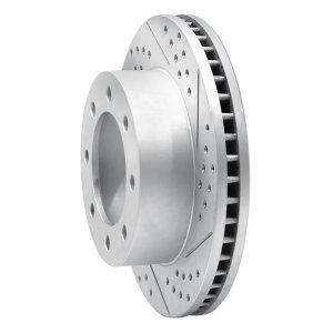 Ford F-350 Super Duty Brake Rotor (1) - Front Right - DFC - Geoperformance Drilled & Slotted - `05-`12