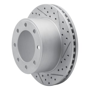 Ford F-250 Brake Rotor (1) - Rear Right - DFC - Geoperformance Rotors - Drill & Slot - `05-`12