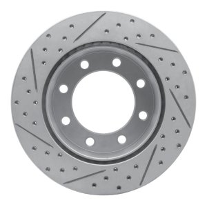 Ford F-250 Brake Rotor (1) - Rear Right - DFC - Geoperformance Rotors - Drill & Slot - `05-`12