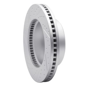 Ford F-250 Brake Rotor (1) - Front Right - DFC - Geoperformance Drilled & Slotted - `05-`07